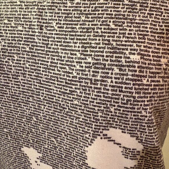 Litographs The Great Gatsby printed short sleeve tee shirt UNISEX - Picture 4 of 6